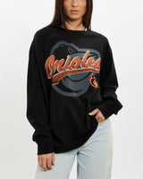 Vintage MLB Baltimore Orioles Long Sleeve Tee <br>S , The Real Deal , newtown, sydney, australia, thrift store, opshop, preloved, secondhand, sustainable, retro, antique, 70s, 80s, 90s, 2000s, 00s, fashion, clothing, streetwear, trendy, garment, style, boutique, store, shop, archive, sale, cheap, best, top