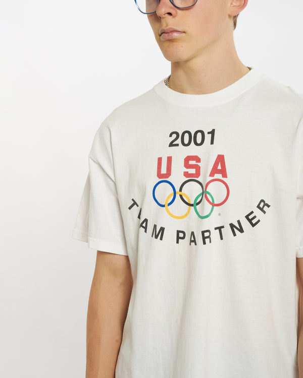 Vintage Olympics USA Team Partner Tee <br>L