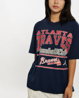 Vintage 80s MLB Atlanta Braves Tee <br>M , The Real Deal , newtown, sydney, australia, thrift store, opshop, preloved, secondhand, sustainable, retro, antique, 70s, 80s, 90s, 2000s, 00s, fashion, clothing, streetwear, trendy, garment, style, boutique, store, shop, archive, sale, cheap, best, top