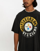 Vintage 1997 NFL Pittsburgh Steelers Tee <br>L , The Real Deal , newtown, sydney, australia, thrift store, opshop, preloved, secondhand, sustainable, retro, antique, 70s, 80s, 90s, 2000s, 00s, fashion, clothing, streetwear, trendy, garment, style, boutique, store, shop, archive, sale, cheap, best, top