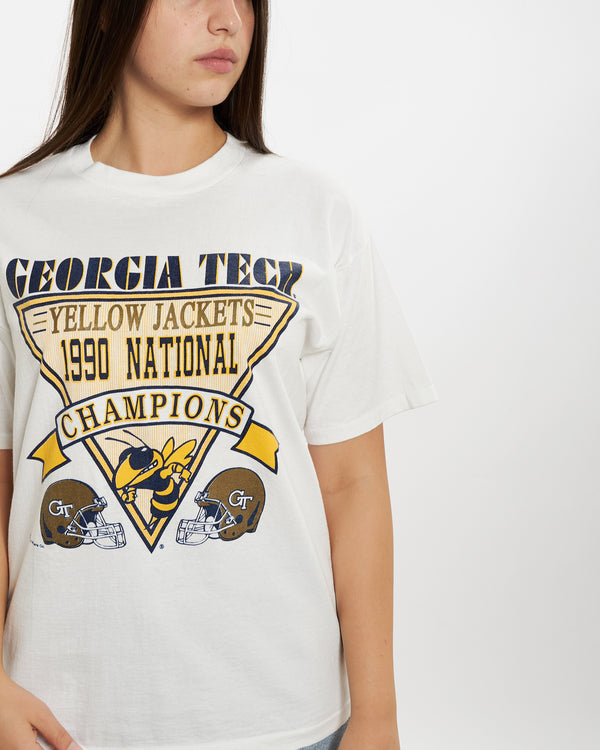 1990 NCAA Georgia Tech Yellow Jackets Tee <br>M