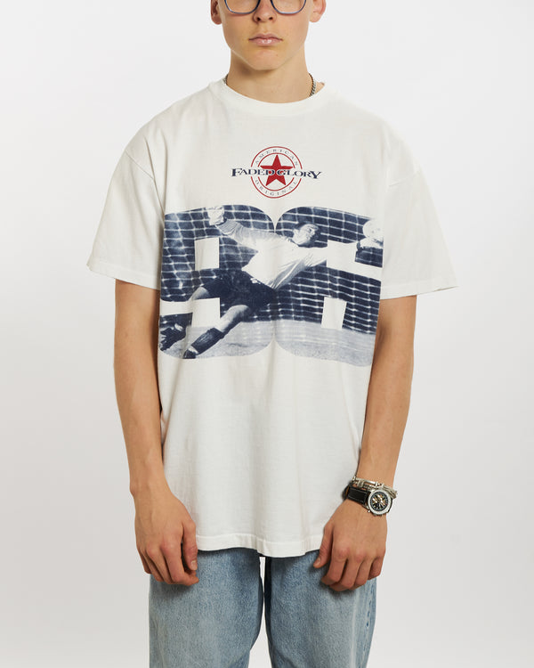 1996 Faded Glory Soccer Tee <br>L