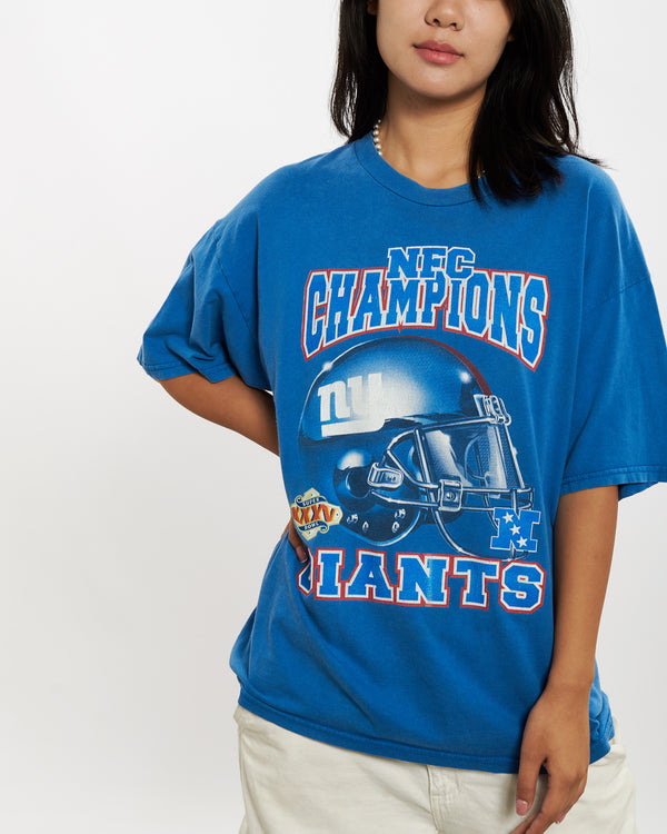 Vintage 90s NFL New York Giants Tee <br>M , The Real Deal , newtown, sydney, australia, thrift store, opshop, preloved, secondhand, sustainable, retro, antique, 70s, 80s, 90s, 2000s, 00s, fashion, clothing, streetwear, trendy, garment, style, boutique, store, shop, archive, sale, cheap, best, top