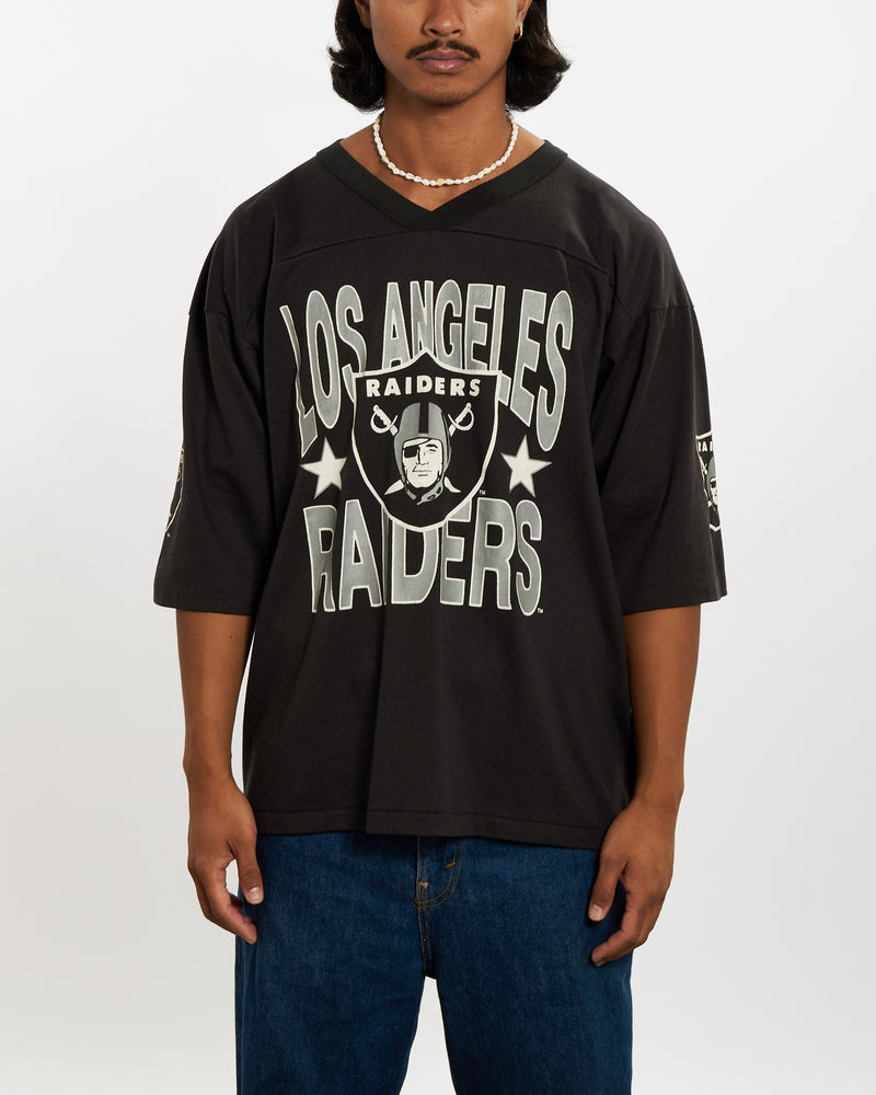 Vintage 80s NFL Los Angeles Raiders Jersey <br>L , The Real Deal , newtown, sydney, australia, thrift store, opshop, preloved, secondhand, sustainable, retro, antique, 70s, 80s, 90s, 2000s, 00s, fashion, clothing, streetwear, trendy, garment, style, boutique, store, shop, archive, sale, cheap, best, top