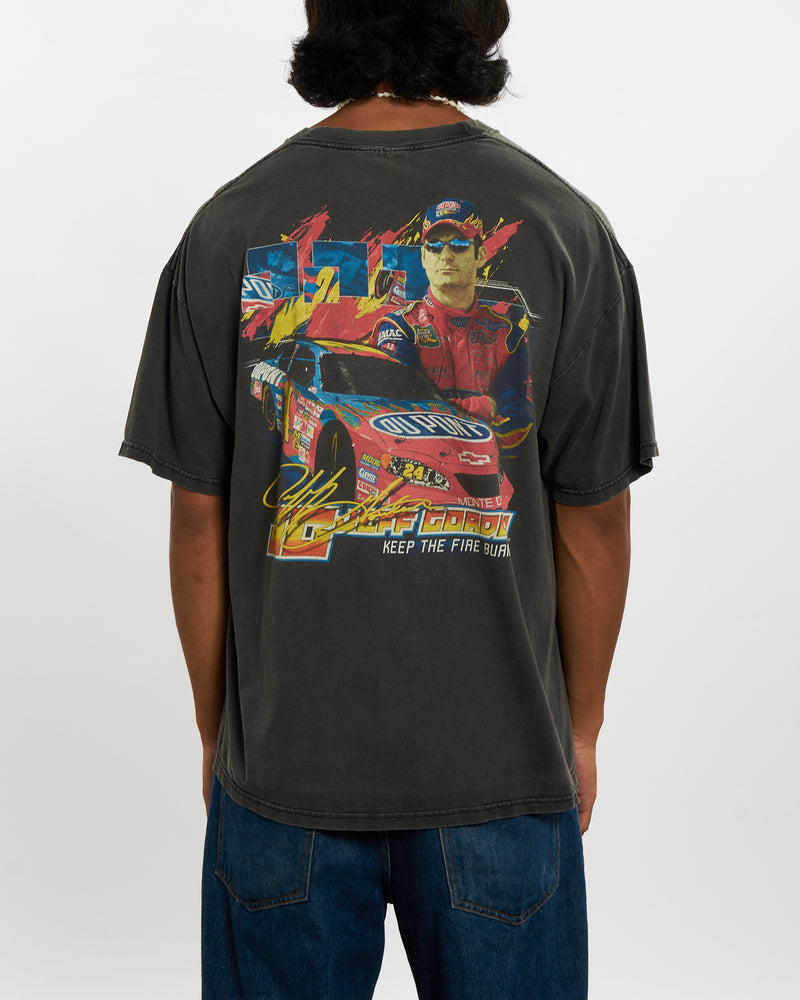Vintage 90s Jeff Gordon Racing Tee <br>L , The Real Deal , newtown, sydney, australia, thrift store, opshop, preloved, secondhand, sustainable, retro, antique, 70s, 80s, 90s, 2000s, 00s, fashion, clothing, streetwear, trendy, garment, style, boutique, store, shop, archive, sale, cheap, best, top
