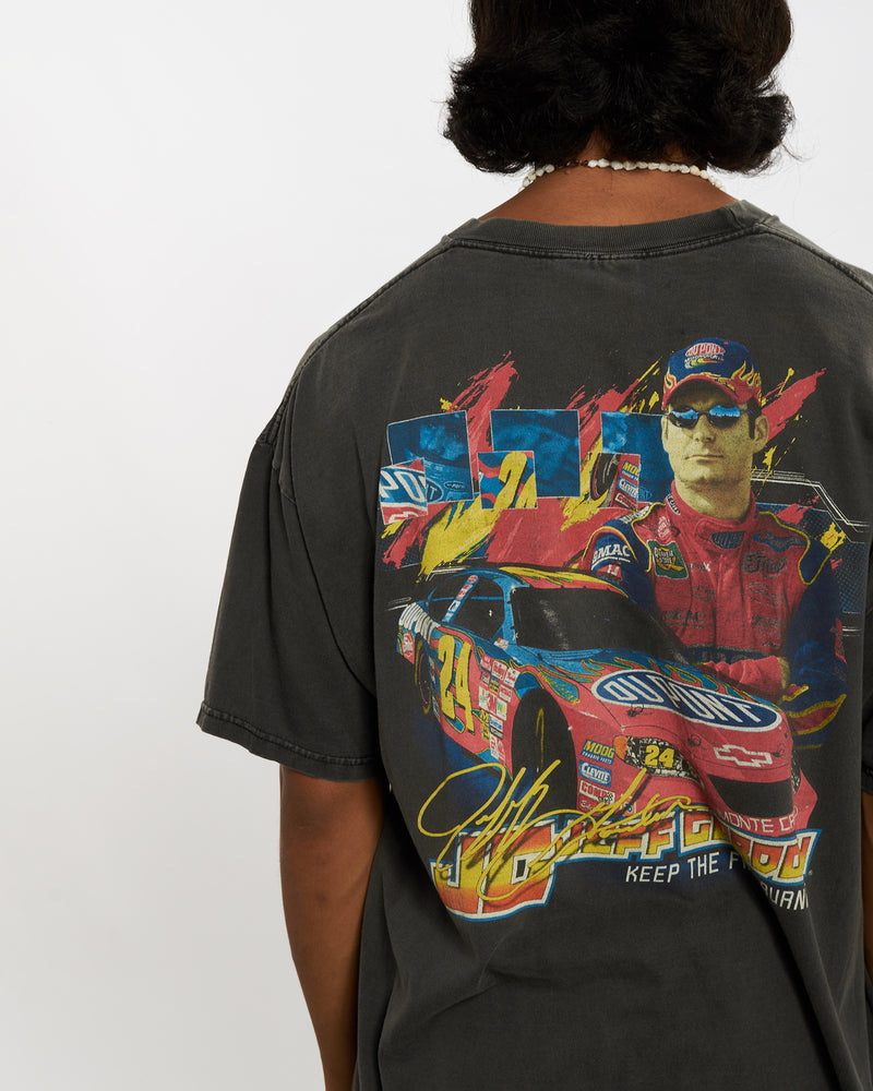 Vintage 90s Jeff Gordon Racing Tee <br>L , The Real Deal , newtown, sydney, australia, thrift store, opshop, preloved, secondhand, sustainable, retro, antique, 70s, 80s, 90s, 2000s, 00s, fashion, clothing, streetwear, trendy, garment, style, boutique, store, shop, archive, sale, cheap, best, top
