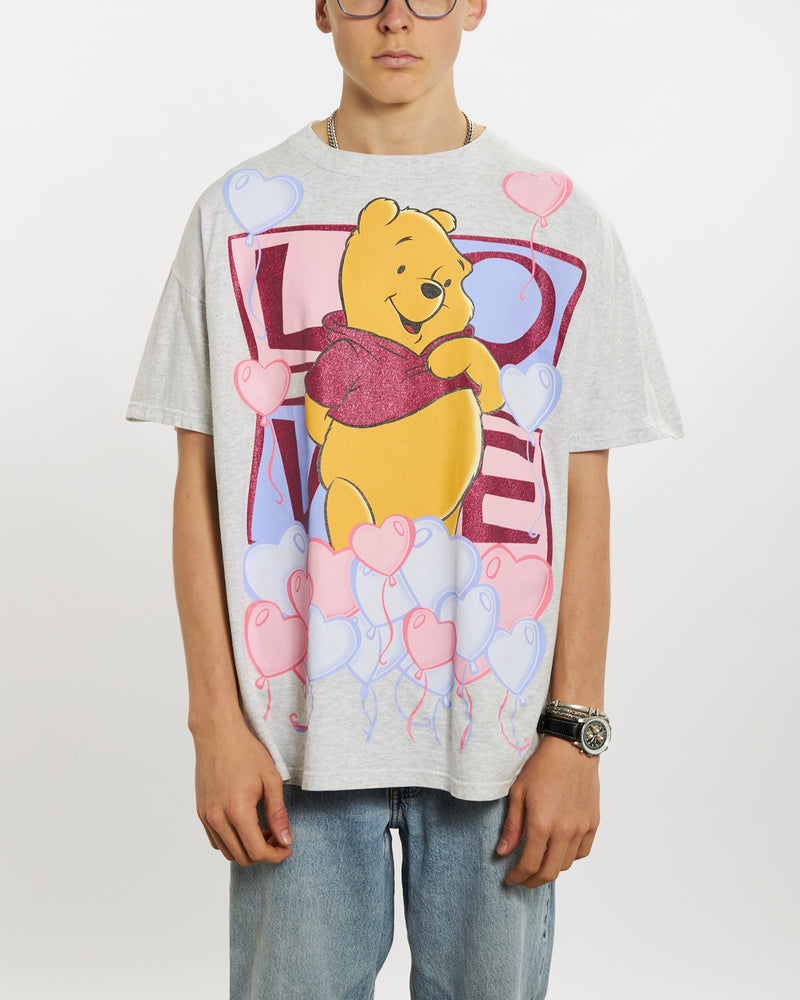 Vintage 90s Disney Winnie The Pooh Tee <br>L , The Real Deal , newtown, sydney, australia, thrift store, opshop, preloved, secondhand, sustainable, retro, antique, 70s, 80s, 90s, 2000s, 00s, fashion, clothing, streetwear, trendy, garment, style, boutique, store, shop, archive, sale, cheap, best, top