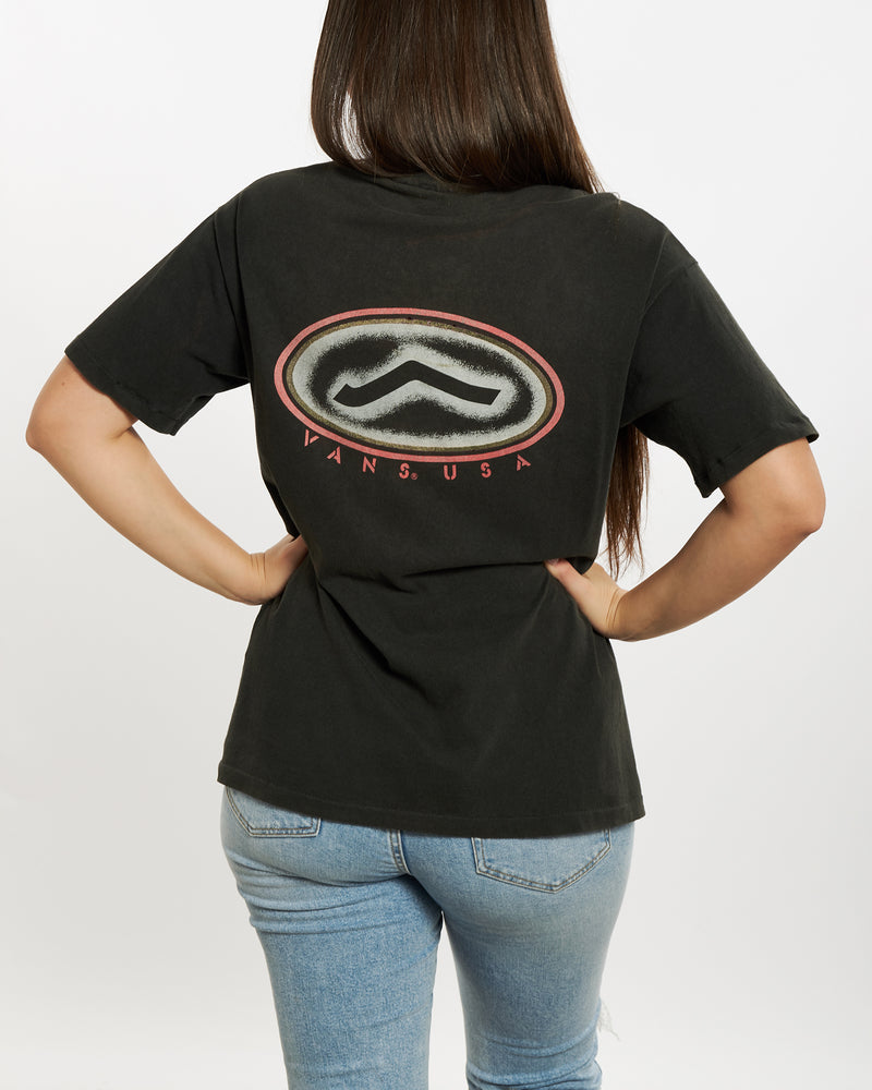 Vintage 90s Vans Tee <br>M , The Real Deal , newtown, sydney, australia, thrift store, opshop, preloved, secondhand, sustainable, retro, antique, 70s, 80s, 90s, 2000s, 00s, fashion, clothing, streetwear, trendy, garment, style, boutique, store, shop, archive, sale, cheap, best, top