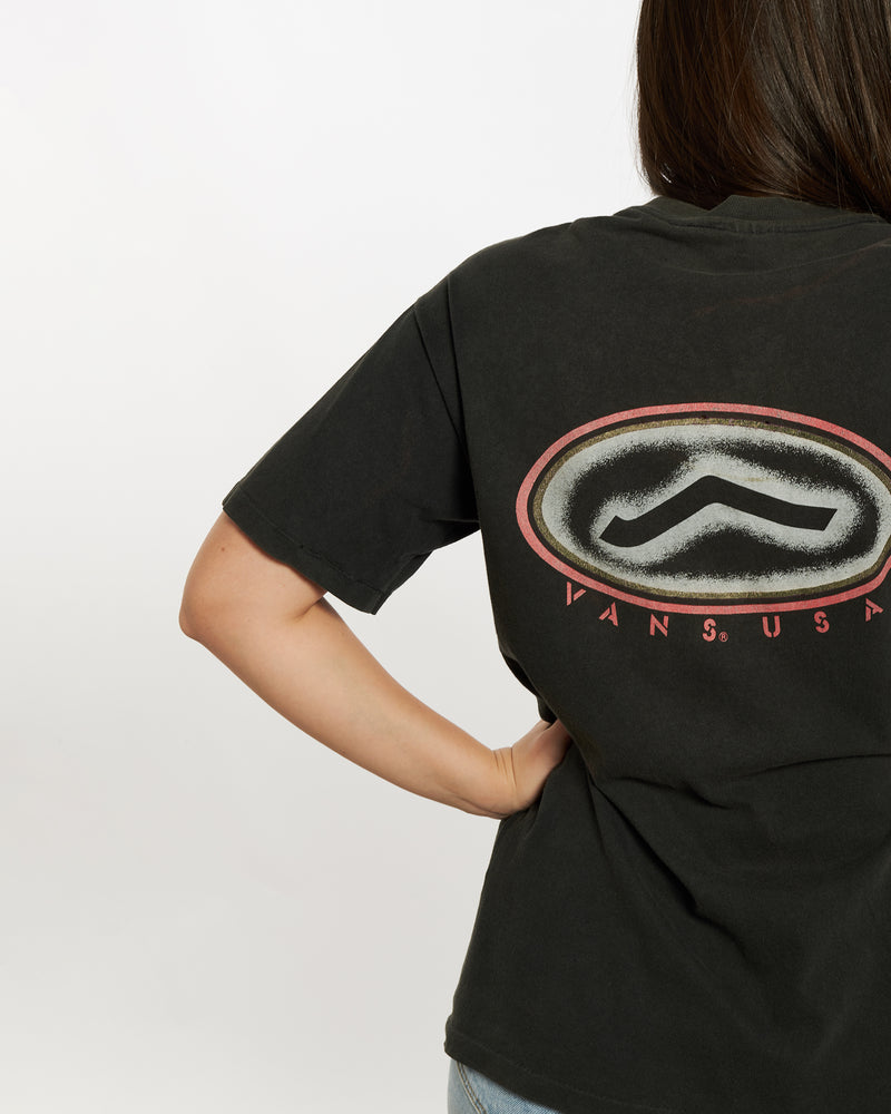 Vintage 90s Vans Tee <br>M , The Real Deal , newtown, sydney, australia, thrift store, opshop, preloved, secondhand, sustainable, retro, antique, 70s, 80s, 90s, 2000s, 00s, fashion, clothing, streetwear, trendy, garment, style, boutique, store, shop, archive, sale, cheap, best, top