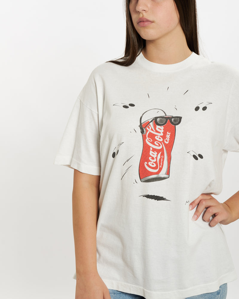 Vintage 80s Coca Cola Tee <br>M , The Real Deal , newtown, sydney, australia, thrift store, opshop, preloved, secondhand, sustainable, retro, antique, 70s, 80s, 90s, 2000s, 00s, fashion, clothing, streetwear, trendy, garment, style, boutique, store, shop, archive, sale, cheap, best, top
