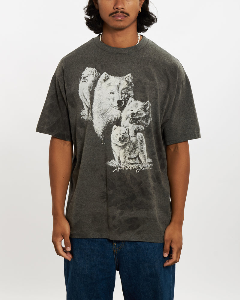 Vintage 80s American Eskimo Tee <br>L , The Real Deal , newtown, sydney, australia, thrift store, opshop, preloved, secondhand, sustainable, retro, antique, 70s, 80s, 90s, 2000s, 00s, fashion, clothing, streetwear, trendy, garment, style, boutique, store, shop, archive, sale, cheap, best, top