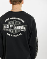 Vintage Harley Davidson Long Sleeve Tee <br>L , The Real Deal , newtown, sydney, australia, thrift store, opshop, preloved, secondhand, sustainable, retro, antique, 70s, 80s, 90s, 2000s, 00s, fashion, clothing, streetwear, trendy, garment, style, boutique, store, shop, archive, sale, cheap, best, top