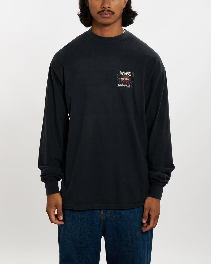 90s Harley Davidson Long Sleeve Tee <br>L