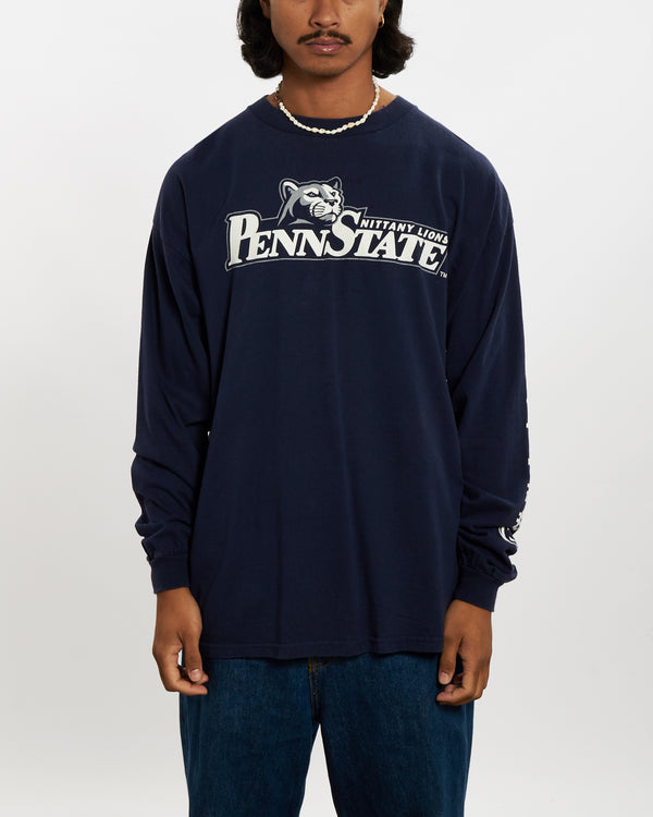 90s NCAA Penn State 'Nittany Lions' Long Sleeve Tee <br>L