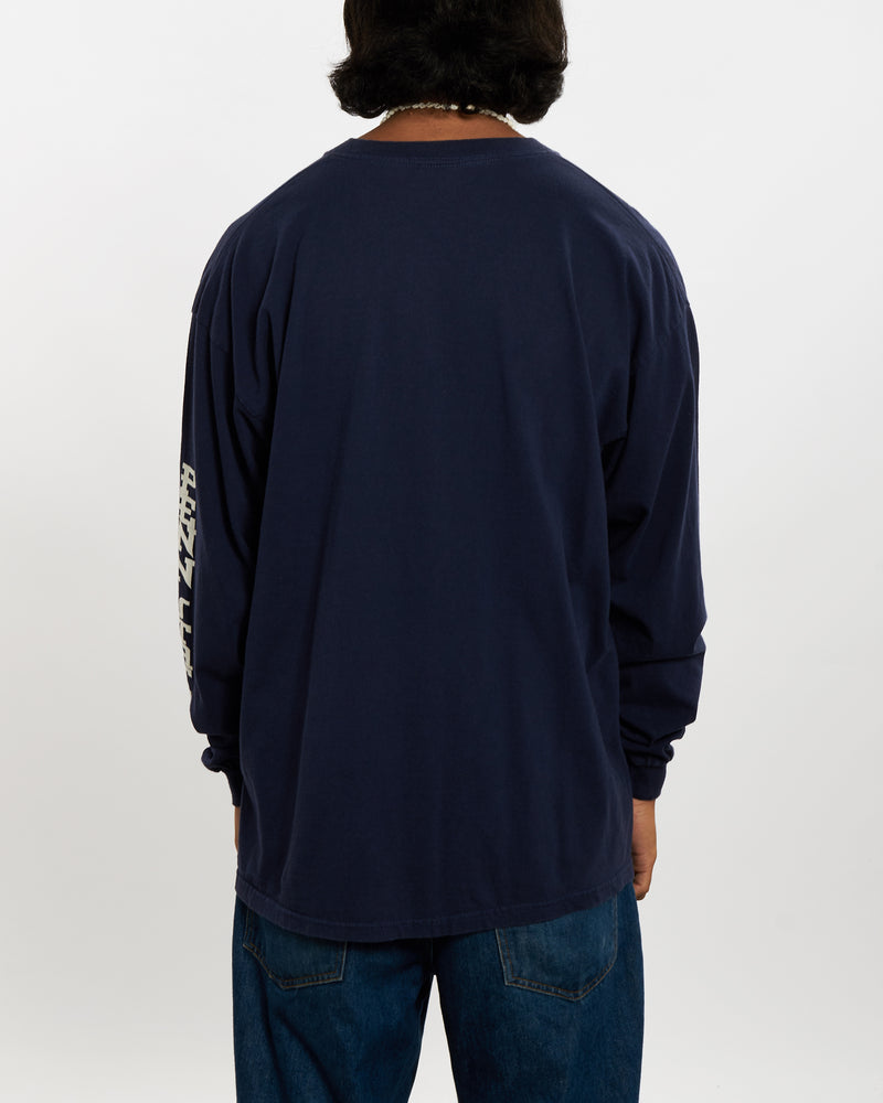 Vintage 90s NCAA Penn State 'Nittany Lions' Long Sleeve Tee <br>L , The Real Deal , newtown, sydney, australia, thrift store, opshop, preloved, secondhand, sustainable, retro, antique, 70s, 80s, 90s, 2000s, 00s, fashion, clothing, streetwear, trendy, garment, style, boutique, store, shop, archive, sale, cheap, best, top