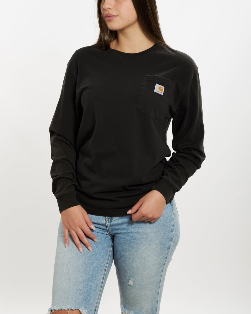 Vintage Carhartt Long Sleeve Pocket Tee <br>M , The Real Deal , newtown, sydney, australia, thrift store, opshop, preloved, secondhand, sustainable, retro, antique, 70s, 80s, 90s, 2000s, 00s, fashion, clothing, streetwear, trendy, garment, style, boutique, store, shop, archive, sale, cheap, best, top