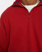 Vintage 90s Polo Ralph Lauren Quarter Zip Sweatshirt <br>XL , The Real Deal , newtown, sydney, australia, thrift store, opshop, preloved, secondhand, sustainable, retro, antique, 70s, 80s, 90s, 2000s, 00s, fashion, clothing, streetwear, trendy, garment, style, boutique, store, shop, archive, sale, cheap, best, top