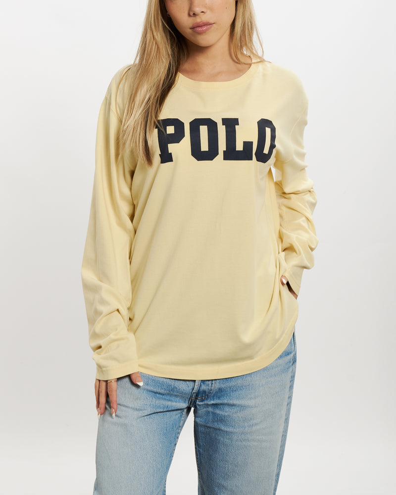 Vintage 90s Polo Ralph Lauren Long Sleeve Tee <br>S , The Real Deal , newtown, sydney, australia, thrift store, opshop, preloved, secondhand, sustainable, retro, antique, 70s, 80s, 90s, 2000s, 00s, fashion, clothing, streetwear, trendy, garment, style, boutique, store, shop, archive, sale, cheap, best, top