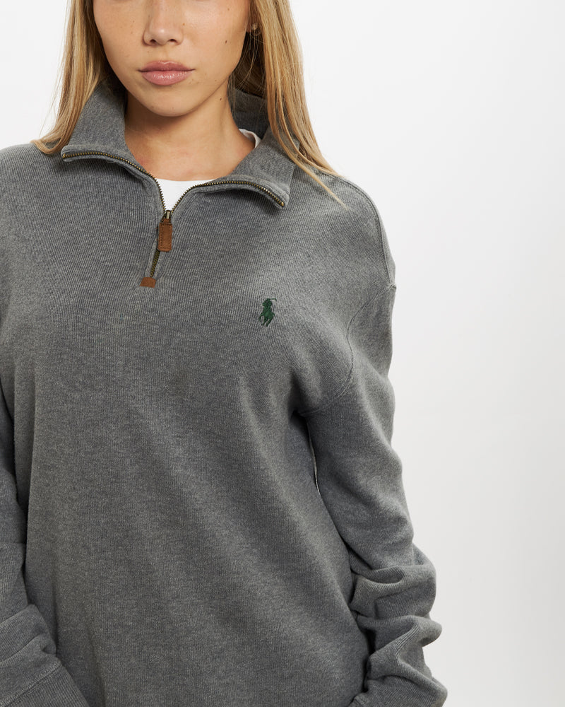 Vintage Polo Ralph Lauren Quarter Zip Sweater <br>S , The Real Deal , newtown, sydney, australia, thrift store, opshop, preloved, secondhand, sustainable, retro, antique, 70s, 80s, 90s, 2000s, 00s, fashion, clothing, streetwear, trendy, garment, style, boutique, store, shop, archive, sale, cheap, best, top