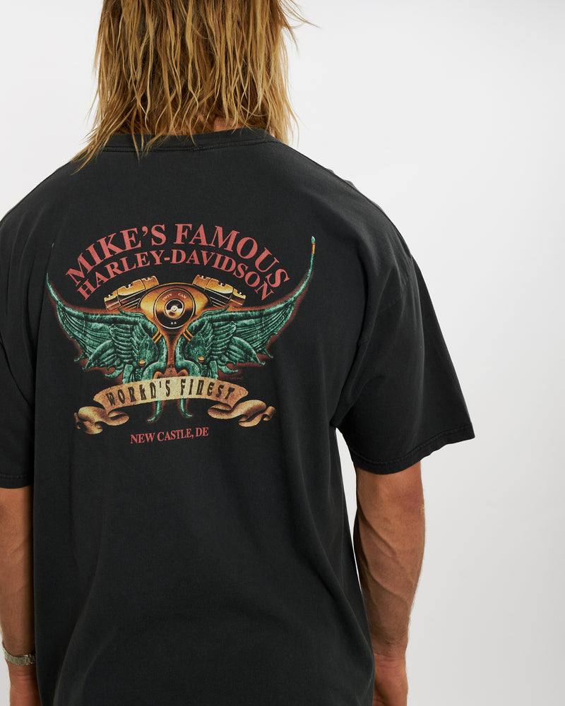 Vintage Harley Davidson Tee <br>XL , The Real Deal , newtown, sydney, australia, thrift store, opshop, preloved, secondhand, sustainable, retro, antique, 70s, 80s, 90s, 2000s, 00s, fashion, clothing, streetwear, trendy, garment, style, boutique, store, shop, archive, sale, cheap, best, top