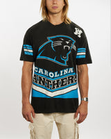 Vintage 1995 NFL Carolina Panthers Tee <br>XL , The Real Deal , newtown, sydney, australia, thrift store, opshop, preloved, secondhand, sustainable, retro, antique, 70s, 80s, 90s, 2000s, 00s, fashion, clothing, streetwear, trendy, garment, style, boutique, store, shop, archive, sale, cheap, best, top