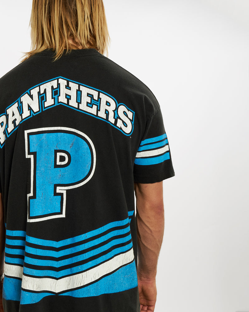 Vintage 1995 NFL Carolina Panthers Tee <br>XL , The Real Deal , newtown, sydney, australia, thrift store, opshop, preloved, secondhand, sustainable, retro, antique, 70s, 80s, 90s, 2000s, 00s, fashion, clothing, streetwear, trendy, garment, style, boutique, store, shop, archive, sale, cheap, best, top