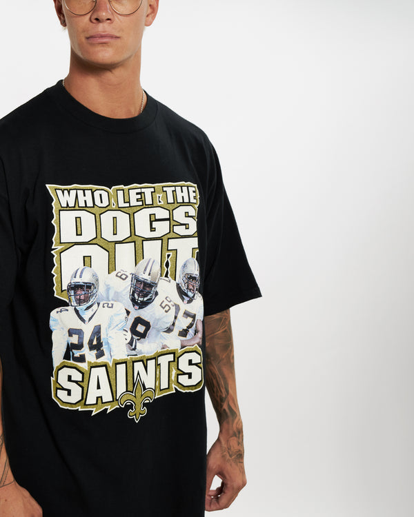 90s NFL New Orleans Saints Tee <br>XL