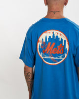 Vintage 80s MLB New York Mets 'Tides' Tee <br>L , The Real Deal , newtown, sydney, australia, thrift store, opshop, preloved, secondhand, sustainable, retro, antique, 70s, 80s, 90s, 2000s, 00s, fashion, clothing, streetwear, trendy, garment, style, boutique, store, shop, archive, sale, cheap, best, top