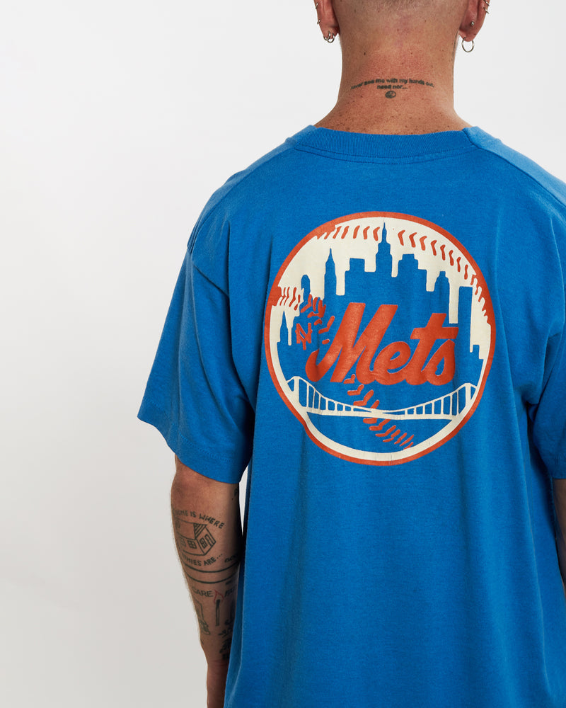 Vintage 80s MLB New York Mets 'Tides' Tee <br>L , The Real Deal , newtown, sydney, australia, thrift store, opshop, preloved, secondhand, sustainable, retro, antique, 70s, 80s, 90s, 2000s, 00s, fashion, clothing, streetwear, trendy, garment, style, boutique, store, shop, archive, sale, cheap, best, top