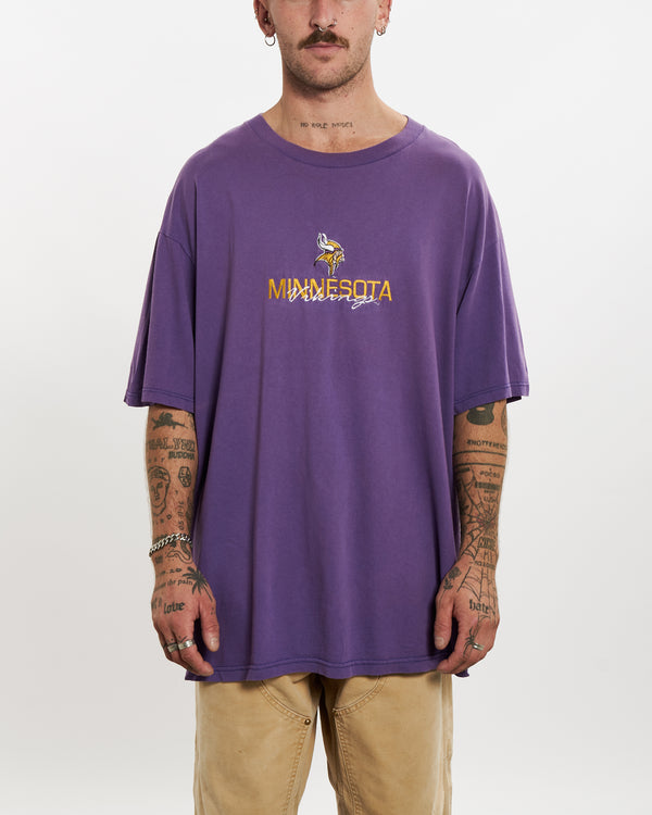 Vintage 90s NFL Minnesota Vikings Tee <br>L , The Real Deal , newtown, sydney, australia, thrift store, opshop, preloved, secondhand, sustainable, retro, antique, 70s, 80s, 90s, 2000s, 00s, fashion, clothing, streetwear, trendy, garment, style, boutique, store, shop, archive, sale, cheap, best, top