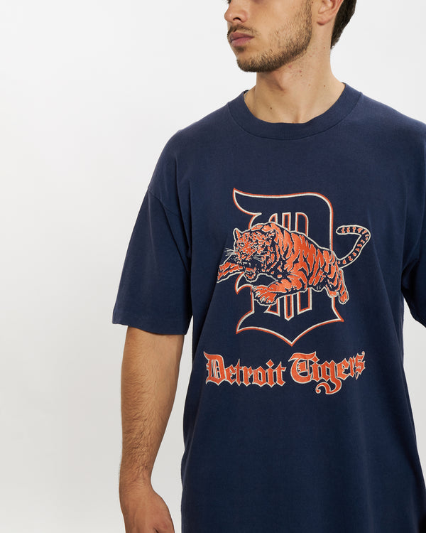 Vintage 90s MLB Detroit TIgers Tee <br>L , The Real Deal , newtown, sydney, australia, thrift store, opshop, preloved, secondhand, sustainable, retro, antique, 70s, 80s, 90s, 2000s, 00s, fashion, clothing, streetwear, trendy, garment, style, boutique, store, shop, archive, sale, cheap, best, top