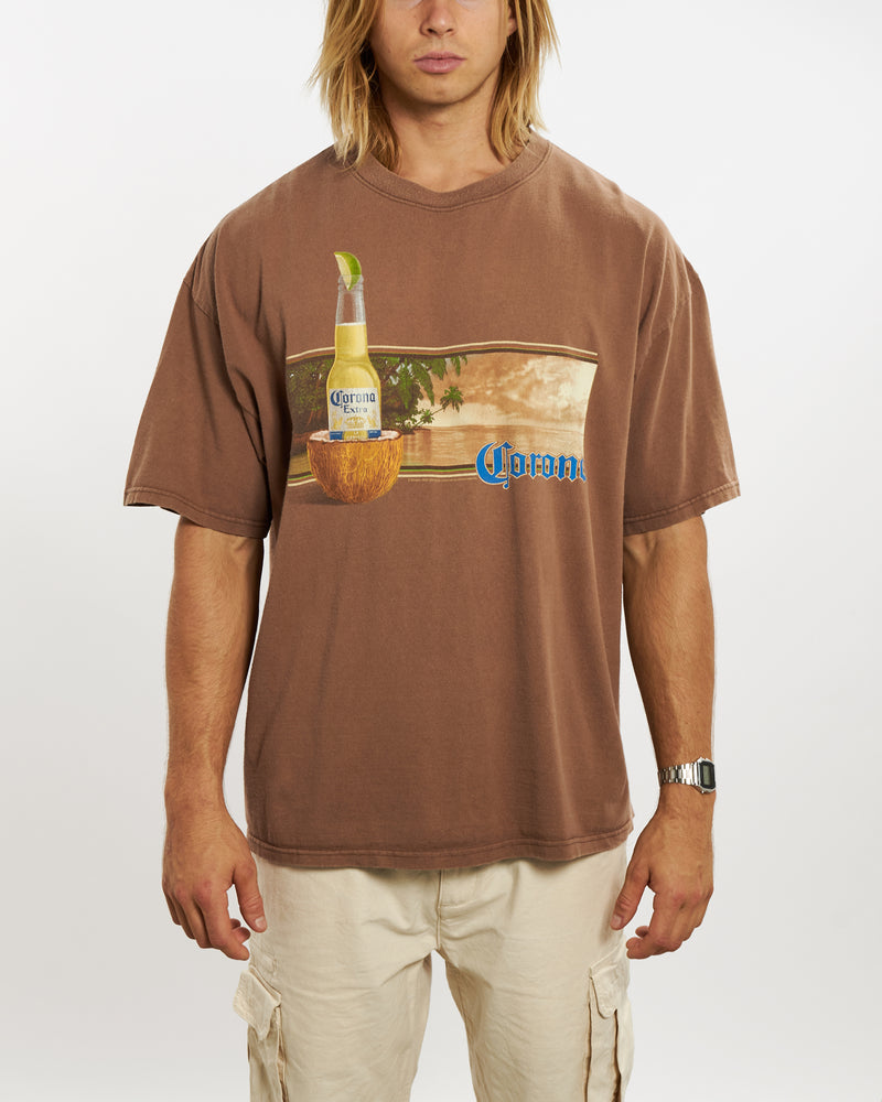 Vintage Corona Extra Tee <br>XL , The Real Deal , newtown, sydney, australia, thrift store, opshop, preloved, secondhand, sustainable, retro, antique, 70s, 80s, 90s, 2000s, 00s, fashion, clothing, streetwear, trendy, garment, style, boutique, store, shop, archive, sale, cheap, best, top