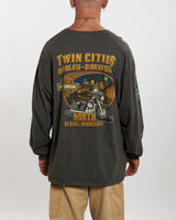 Vintage Harley Davidson Long Sleeve Tee <br>L , The Real Deal , newtown, sydney, australia, thrift store, opshop, preloved, secondhand, sustainable, retro, antique, 70s, 80s, 90s, 2000s, 00s, fashion, clothing, streetwear, trendy, garment, style, boutique, store, shop, archive, sale, cheap, best, top