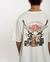 90s Hard Rock Cafe 'Indianapolis' Tee <br>L