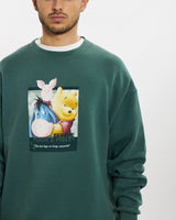 Vintage 90s Disney Winnie the Pooh Sweatshirt <br>L , The Real Deal , newtown, sydney, australia, thrift store, opshop, preloved, secondhand, sustainable, retro, antique, 70s, 80s, 90s, 2000s, 00s, fashion, clothing, streetwear, trendy, garment, style, boutique, store, shop, archive, sale, cheap, best, top