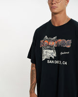 Vintage Hooters Tee <br>XL , The Real Deal , newtown, sydney, australia, thrift store, opshop, preloved, secondhand, sustainable, retro, antique, 70s, 80s, 90s, 2000s, 00s, fashion, clothing, streetwear, trendy, garment, style, boutique, store, shop, archive, sale, cheap, best, top