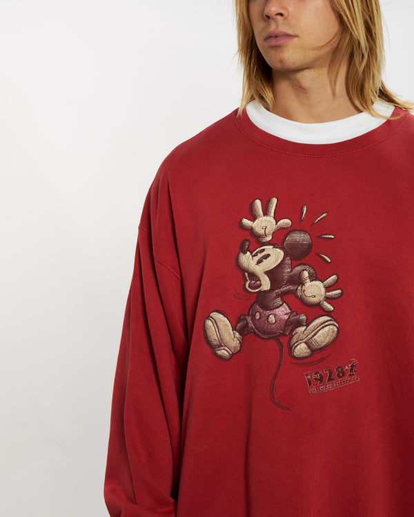 90s Disney Mickey Mouse Sweatshirt <br>XL