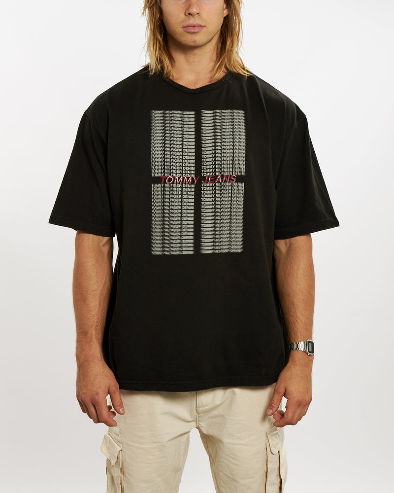 Vintage 90s Tommy Hilfiger Jeans Tee <br>XL , The Real Deal , newtown, sydney, australia, thrift store, opshop, preloved, secondhand, sustainable, retro, antique, 70s, 80s, 90s, 2000s, 00s, fashion, clothing, streetwear, trendy, garment, style, boutique, store, shop, archive, sale, cheap, best, top