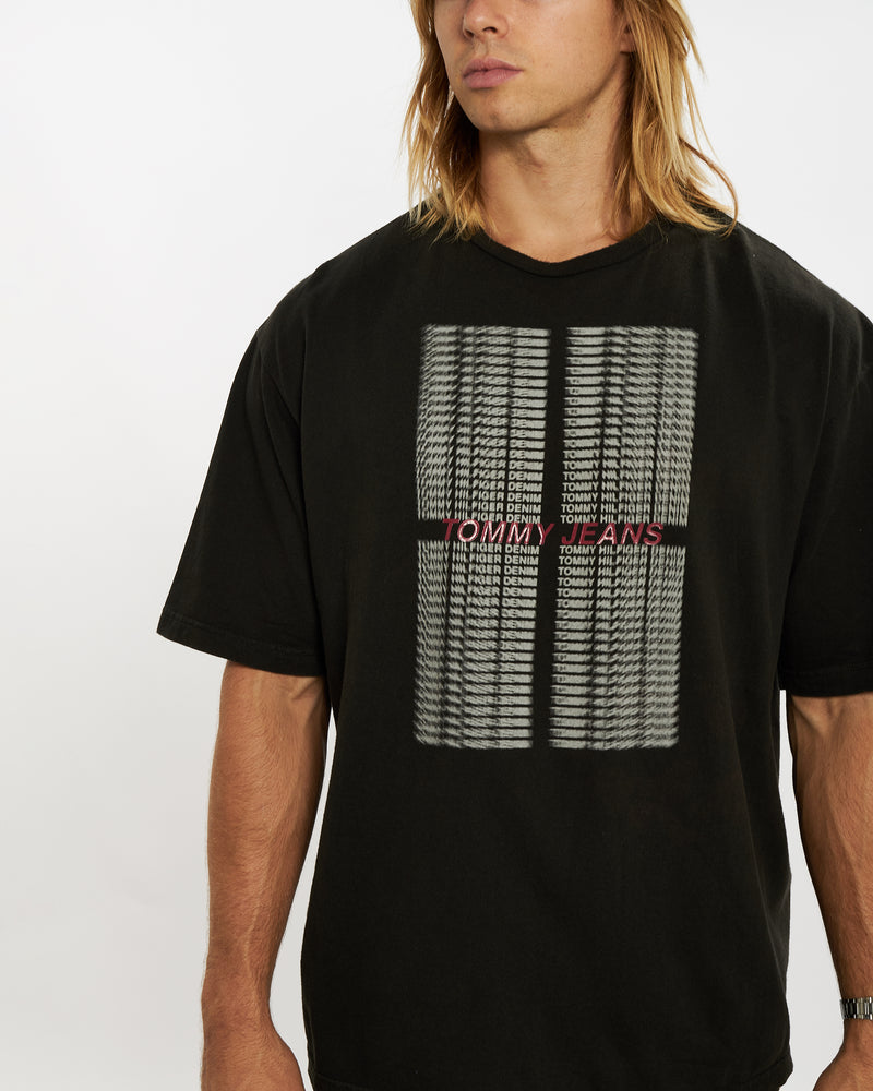 Vintage 90s Tommy Hilfiger Jeans Tee <br>XL , The Real Deal , newtown, sydney, australia, thrift store, opshop, preloved, secondhand, sustainable, retro, antique, 70s, 80s, 90s, 2000s, 00s, fashion, clothing, streetwear, trendy, garment, style, boutique, store, shop, archive, sale, cheap, best, top