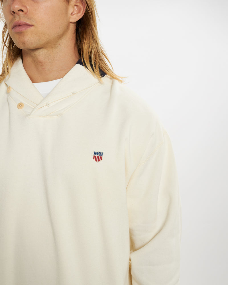 Vintage 90s Polo Ralph Lauren 'K-Swiss' Sweatshirt <br>XL , The Real Deal , newtown, sydney, australia, thrift store, opshop, preloved, secondhand, sustainable, retro, antique, 70s, 80s, 90s, 2000s, 00s, fashion, clothing, streetwear, trendy, garment, style, boutique, store, shop, archive, sale, cheap, best, top