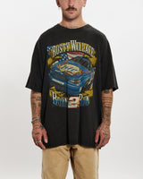 Vintage NASCAR x Harley Davidson Tee <br>L , The Real Deal , newtown, sydney, australia, thrift store, opshop, preloved, secondhand, sustainable, retro, antique, 70s, 80s, 90s, 2000s, 00s, fashion, clothing, streetwear, trendy, garment, style, boutique, store, shop, archive, sale, cheap, best, top