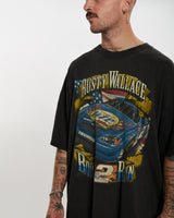 Vintage NASCAR x Harley Davidson Tee <br>L , The Real Deal , newtown, sydney, australia, thrift store, opshop, preloved, secondhand, sustainable, retro, antique, 70s, 80s, 90s, 2000s, 00s, fashion, clothing, streetwear, trendy, garment, style, boutique, store, shop, archive, sale, cheap, best, top