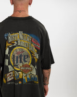 Vintage NASCAR x Harley Davidson Tee <br>L , The Real Deal , newtown, sydney, australia, thrift store, opshop, preloved, secondhand, sustainable, retro, antique, 70s, 80s, 90s, 2000s, 00s, fashion, clothing, streetwear, trendy, garment, style, boutique, store, shop, archive, sale, cheap, best, top