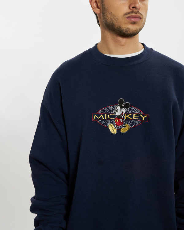 90s Disney Mickey Mouse Sweatshirt <br>L