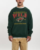 90s NHL Minnesota Wild Sweatshirt <br>L