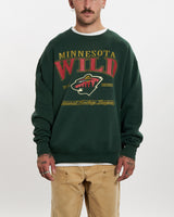 Vintage 90s NHL Minnesota Wild Sweatshirt <br>L , The Real Deal , newtown, sydney, australia, thrift store, opshop, preloved, secondhand, sustainable, retro, antique, 70s, 80s, 90s, 2000s, 00s, fashion, clothing, streetwear, trendy, garment, style, boutique, store, shop, archive, sale, cheap, best, top