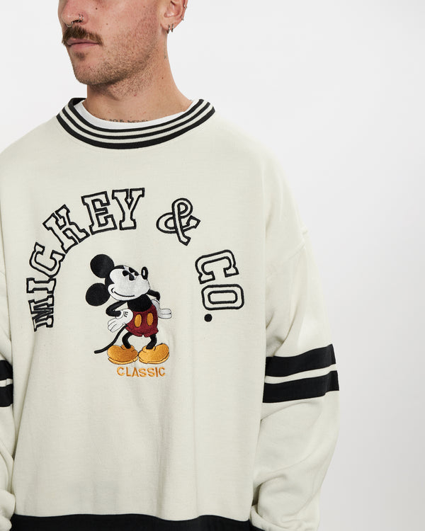 90s Disney Mickey Mouse Sweatshirt <br>L