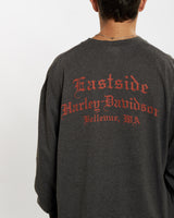 Vintage Harley Davidson Long Sleeve Tee <br>L , The Real Deal , newtown, sydney, australia, thrift store, opshop, preloved, secondhand, sustainable, retro, antique, 70s, 80s, 90s, 2000s, 00s, fashion, clothing, streetwear, trendy, garment, style, boutique, store, shop, archive, sale, cheap, best, top
