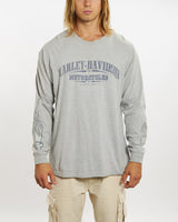 Vintage Harley Davidson Long Sleeve Tee <br>XL , The Real Deal , newtown, sydney, australia, thrift store, opshop, preloved, secondhand, sustainable, retro, antique, 70s, 80s, 90s, 2000s, 00s, fashion, clothing, streetwear, trendy, garment, style, boutique, store, shop, archive, sale, cheap, best, top