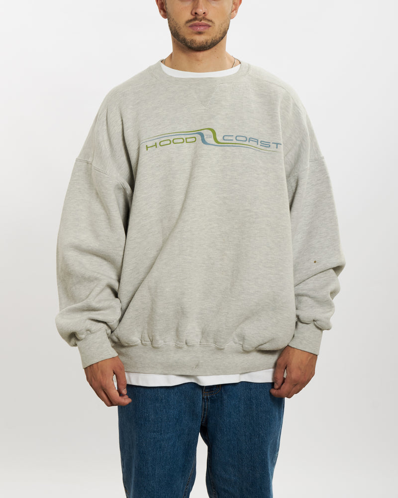 Vintage 90s Nike 'Hood to Coast' Sweatshirt <br>L , The Real Deal , newtown, sydney, australia, thrift store, opshop, preloved, secondhand, sustainable, retro, antique, 70s, 80s, 90s, 2000s, 00s, fashion, clothing, streetwear, trendy, garment, style, boutique, store, shop, archive, sale, cheap, best, top